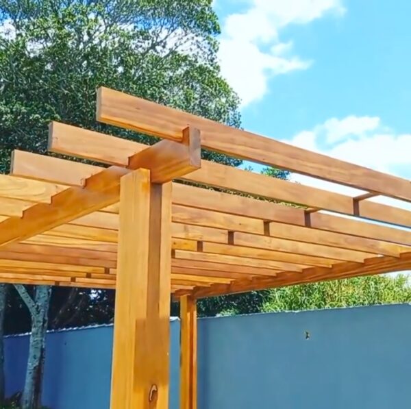 Freestanding Wood Pergola - Image 3