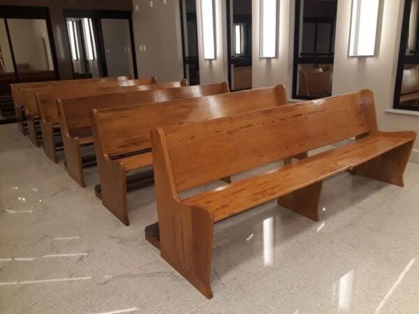 Solid Wood Church Pew