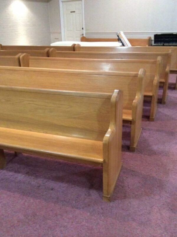 Solid Wood Church Pew - Image 3