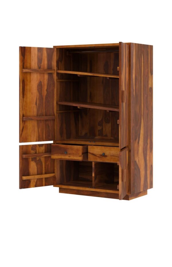 Ozzi Solid Wood Wardrobe - Image 7