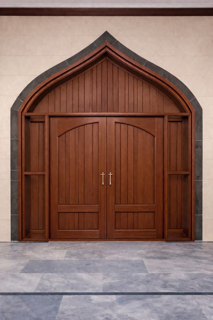 Elegant Church Entrance Door